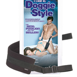 Doggie Style Strap: Ease your lover into different sex positions by using this adult toy strap.