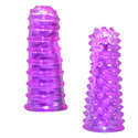 Jelly Finger Stimulator: Put this clit tickler on your clitoral vibrator or your sexy finger for textured masturbation and sex toy fun.