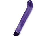 Jelly G-Spot Vibrator: This sex toy's shaft has a G-Spot curve that makes it an aggressive vibrating dildo for internal orgasms. 