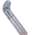 G-Spot Wiggler: A powerful vibrator is located in the tip of this vibrating G-Spot dildo sex toy for women. 