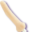 Slim Line Ballsy: A vibrating dildo sex toy with realistic texture, length, width, and balls is exciting for adult toy lovers. 