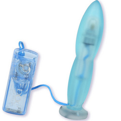 Torpedo Rocket: Curved for a comfortable fit, this vibrating anal dildo is a smooth, highly effective sex toy for women or men. 