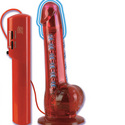 Intense Vibro Stroker: You can feel deeper, wider penetration with this vibrating dildo sex toy for women.  
