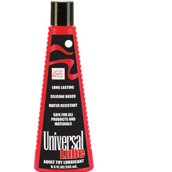 Universal Lube: Vibrators, dildos, and cock rings need lube 