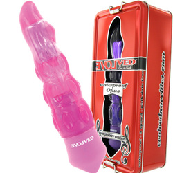 Opus: Vibrating dildo with metal box for vibrator