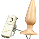 Classic Vibrating Plug: Vibrating butt plug sex toys prepare women and men for anal sex and adult toy masturbation.  